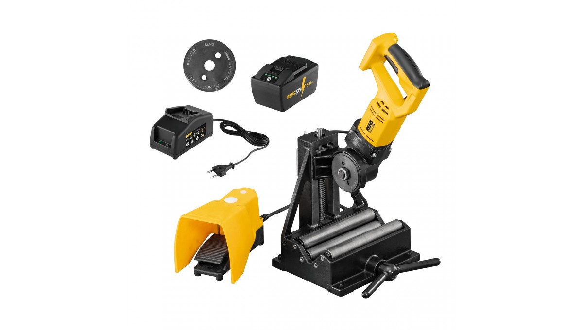 Akumulatorowa maszyna do cięcia rur REMS Cento 22V 845X04