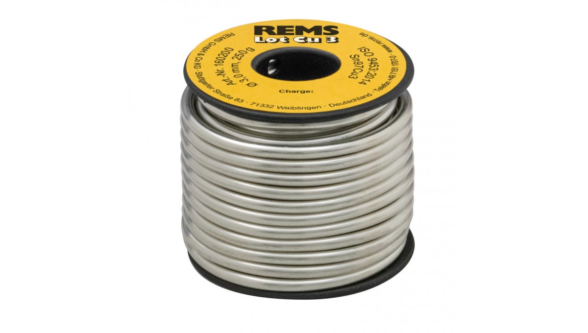 Lut miękki REMS Lot Cu 3 160200