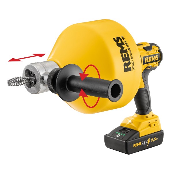 Przepychacz REMS Mini-Cobra S 22V VE Set