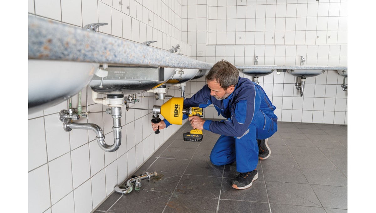 Przepychacz REMS Mini-Cobra S 22V VE Set 170026