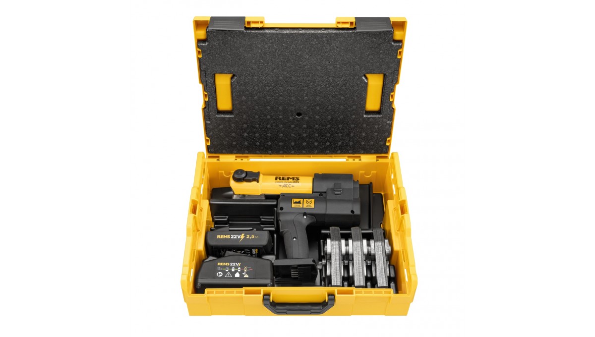 Zaciskarka do rur REMS Akku-Press 22V ACC + 3 cęgi* 576X11 576011