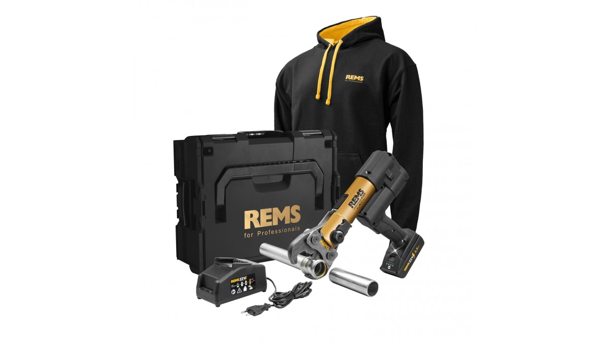 Zaciskarka do rur REMS Akku-Press E 22V ACC Gold Edition 576X17
