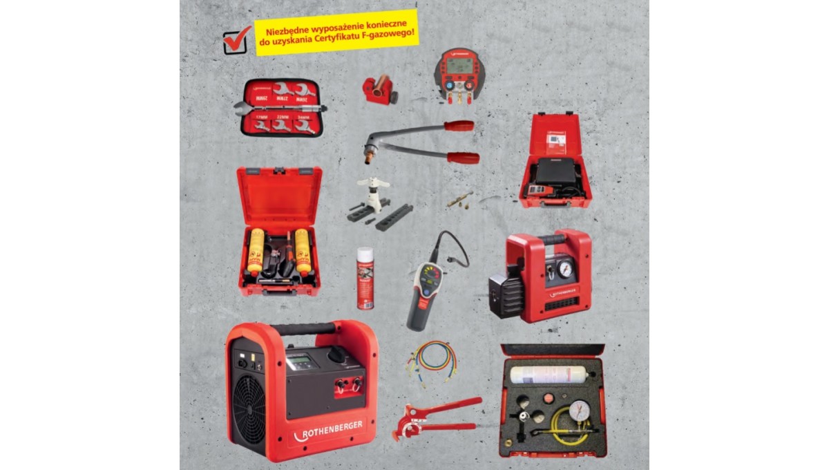 Rothenberger Zestaw RO-F-GAZ 