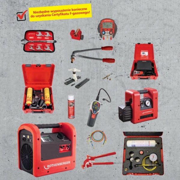 Rothenberger Zestaw RO-F-GAZ