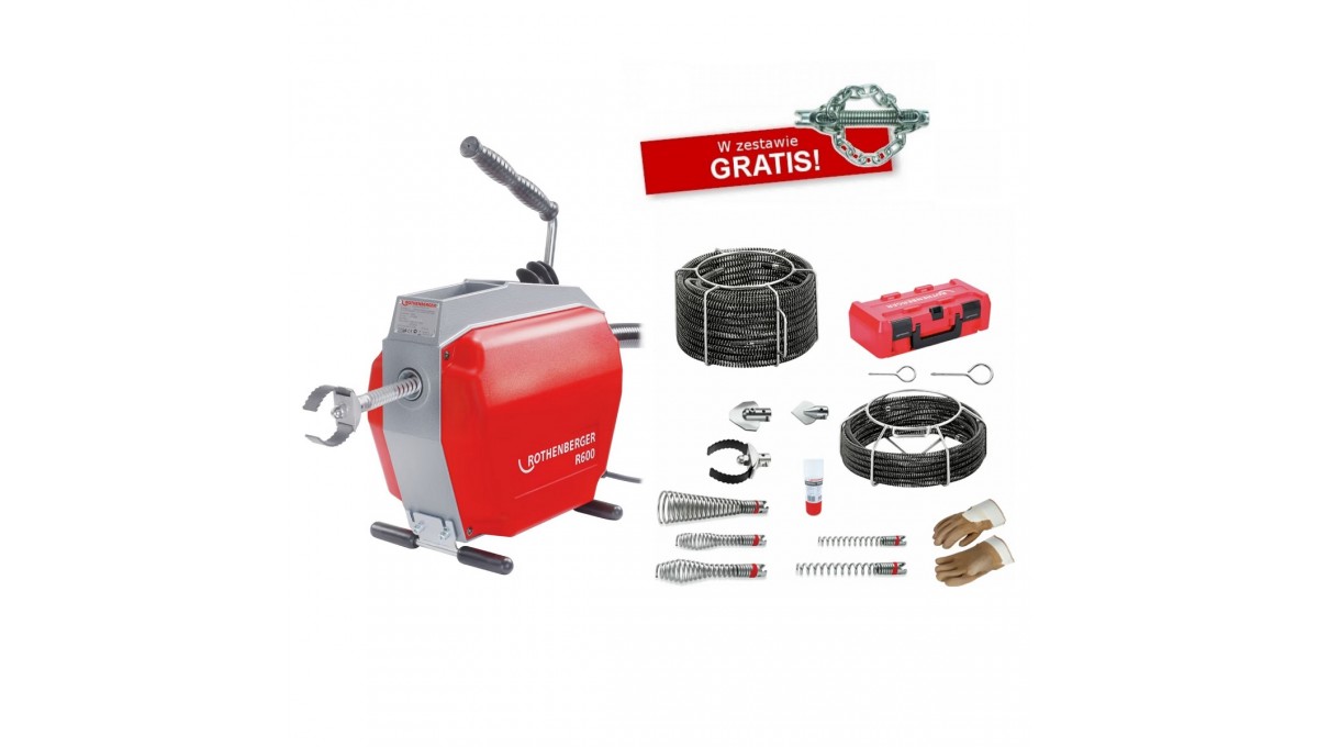 Przepychacz Rothenberger R600 Set 16/22 PLUS