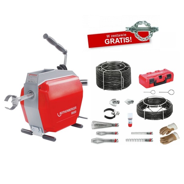 Przepychacz Rothenberger R600 Set 16/22 PLUS