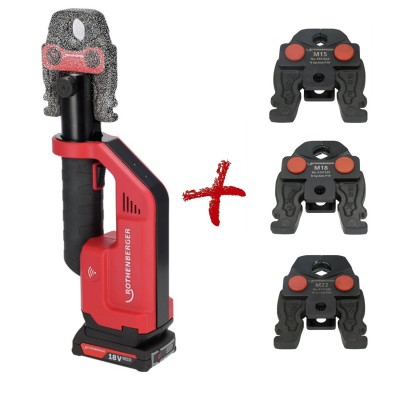 Zaciskarka do rur ROMAX Compact AMP + 3 szczęki*