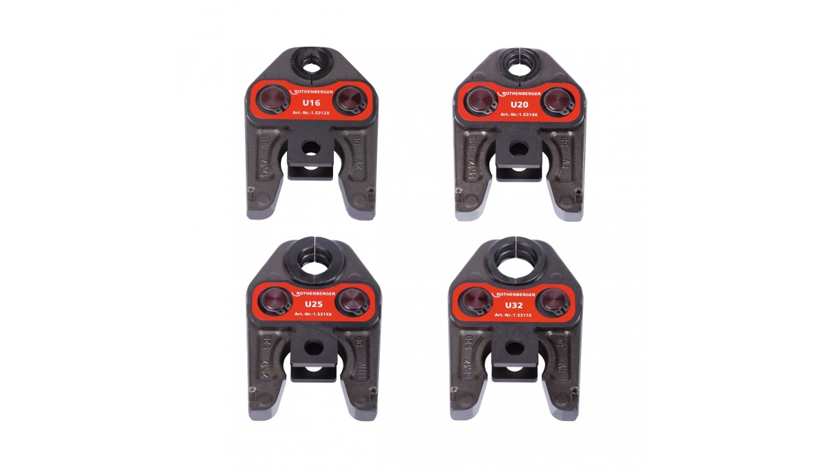 Zestaw 4 szczęk Standard U 16-20-25-32 mm