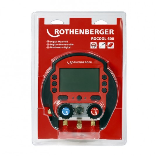 Manometr cyfrowy ROCOOL 600 z 1 termometrem