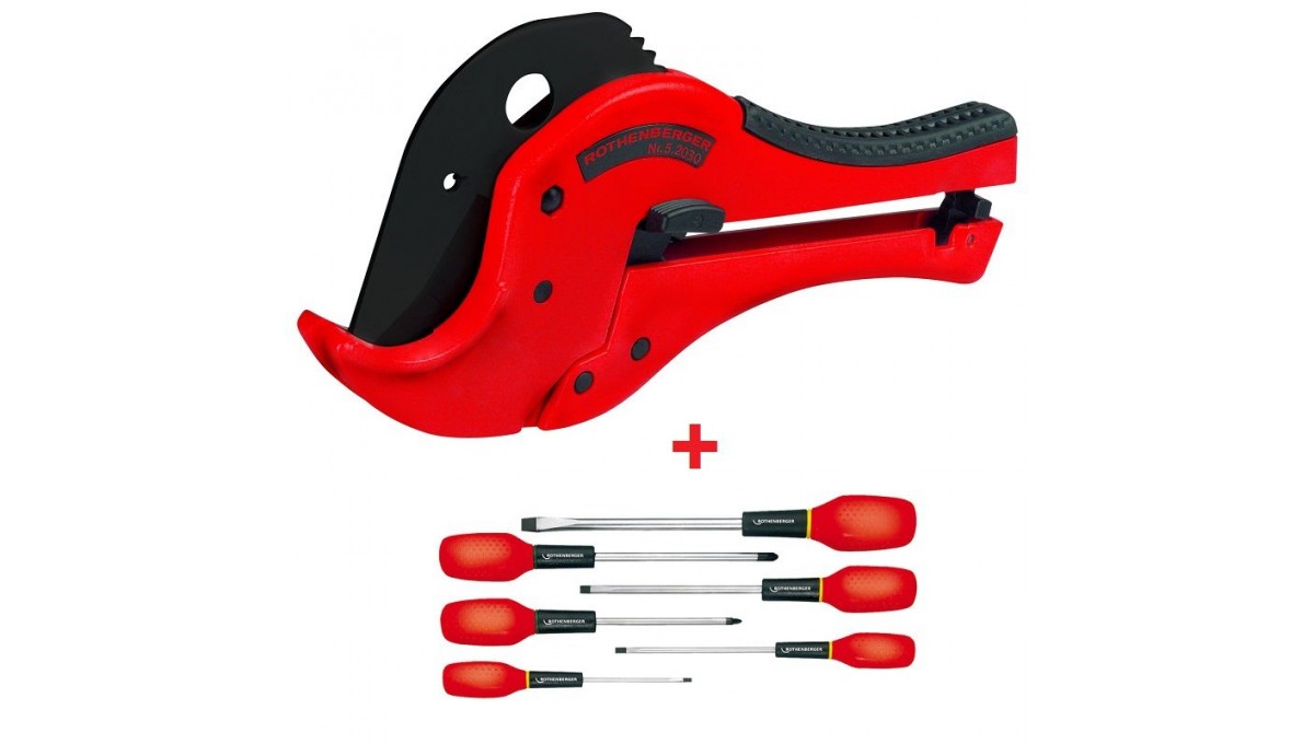 Nożyce ROCUT TC63 + wkrętaki EUROLINE