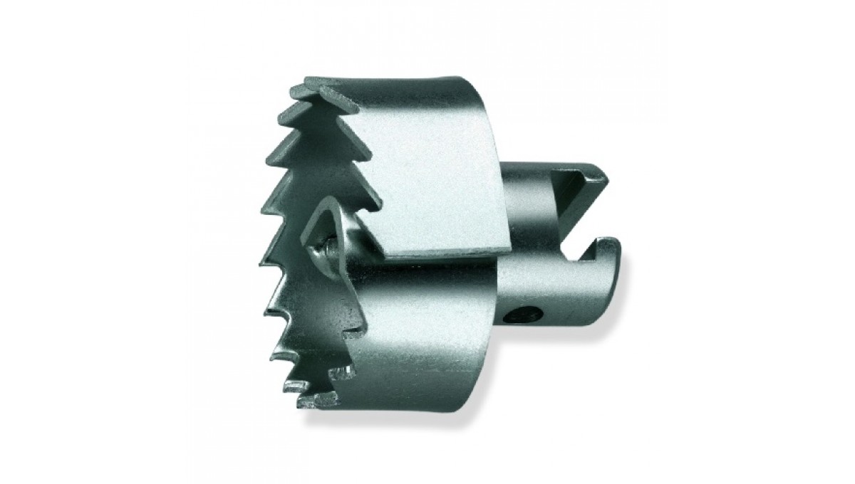 Głowica tnąca z zębami spiralnymi